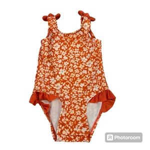 Cat & Jack Floral One Piece Bathing suit size 3-6 months